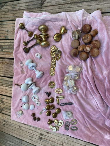 Job lot brass ceramic - lot,