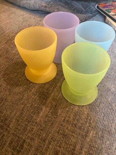 Vintage pastel plastic egg - vintage,