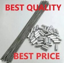 10 Electric Meter Sealing Wires and 12mm Round Ferrules. DNO Equipment. UK Stock