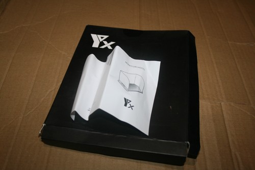 Monitor hood foldable - foldable, remote