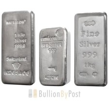 1kg Silver Bar Second Hand