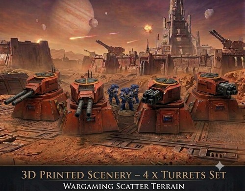 Turret set wargammer 40k - wargammer,