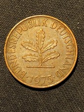 Germany 2 Pfennig Coin 1975