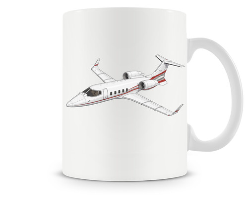 Learjet 60xr ceramic coffee - ceramic,