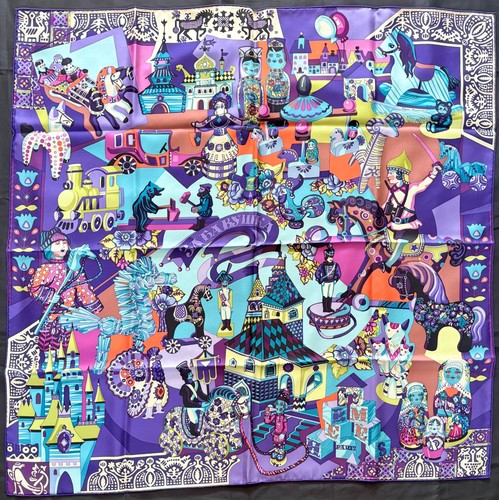 Rare auth hermes scarf carre - auth.,