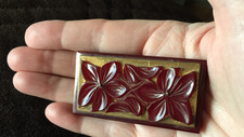 VINTAGE ART DECO Cherry Red
