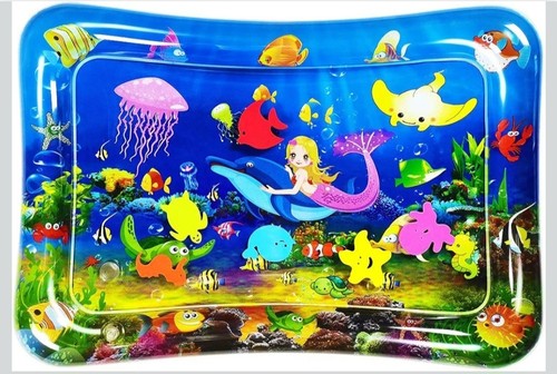 Tummy time water mat - time,