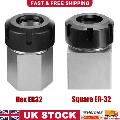 Hex square collet - er-32, +