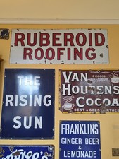Old Enamel Sign - RUBEROID