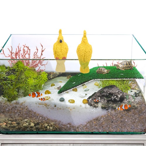 Parrot for fish - parrot, figurine