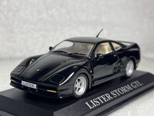 Altaya 1:43 Lister Storm GTL Black In Display Case