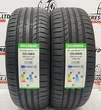 2 X 225 45 18 GOODRIDE 225/45R18 95W XL BRAND NEW TYRES C&B RATED TYRES 2254518