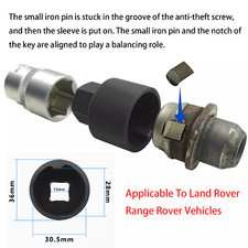 Four Tooth Wheel Lock Nut Screw Removal Tool For Land Rover Range Rover