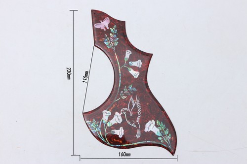 Hummingbird abalone pickguard - hummingbird,