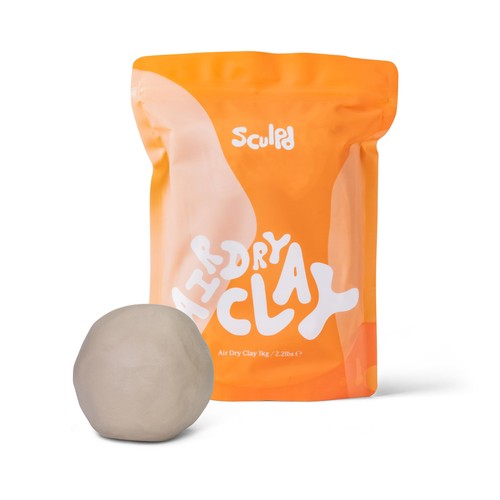 Premium air dry clay - air, 1kg