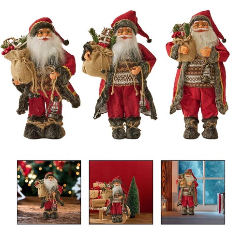 Standing santa claus doll - santa,