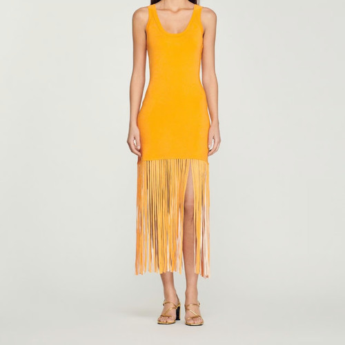 Sandro women orange - orange, knitted