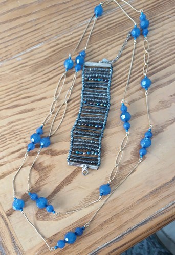Necklace double length - double, &