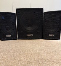 Vonyx VX0812BT 2.1 Active Speaker Kit with 12" Subwoofer & Bluetooth PA System