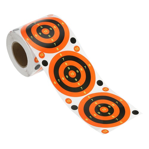 Shooting target stickers - target, 3"