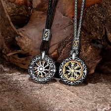 Norse Viking Compass Pendant