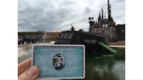 Dface american depress card - dface,