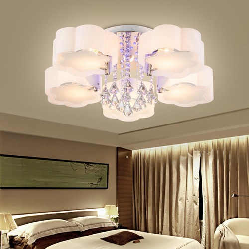 Remote crystal ceiling light - crystal,