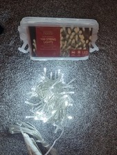 Asda Home Indoor 100 White Fairy Lights Flasing Settings
