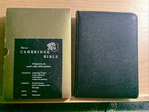 Cambridge bible french morocco - bible,