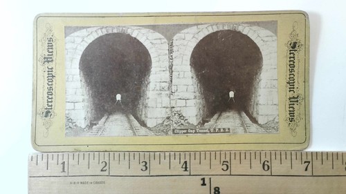 Clipper gap tunnel stereoview - clipper,