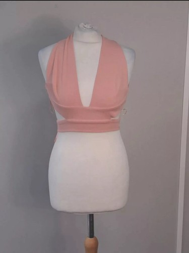 Vera lucy pink - halter, neck