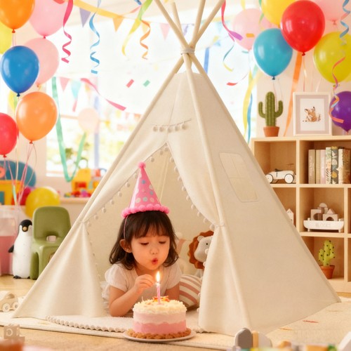 Children indian tent canvas - indian,