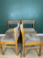 Mid Century Teak Set Of 4x