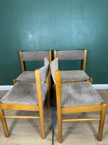 Mid century teak set 4x - century, of