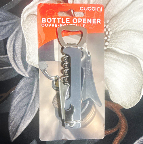 Cuccini metal bottle opener - metal,