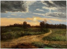 Original oil painting on