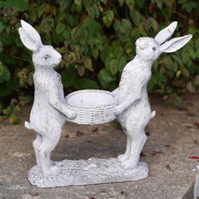 Large Hare with Basket Garden
