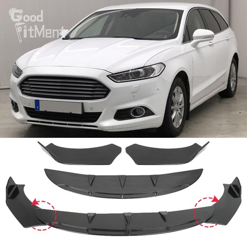 Gloss black front - black, bumper