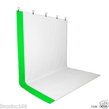 Chromakey Green White Screen