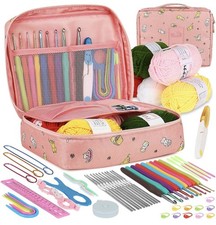 Crochet Set Full Of Hooks Wool