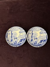 Two vintage spode blue italian - vintage,