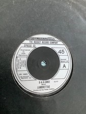 The Lambrettas.   D-A- A -ANCE. .      7" Vinyl.  1980:  Rocket records
