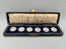 6 x EDWARDIAN STERLING SILVER