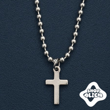 Men’s Silver Cross Necklace