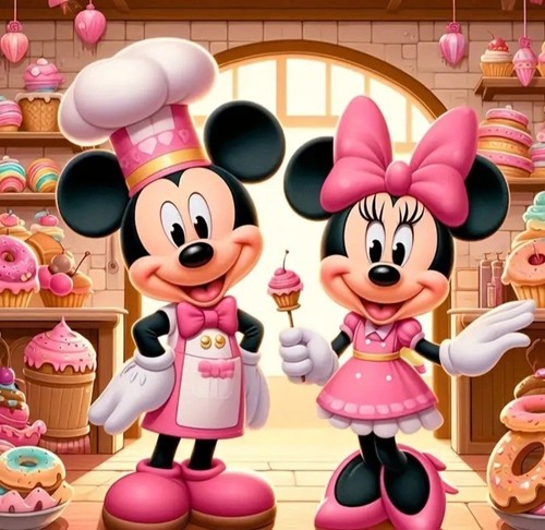 Mickey and minnie mouse 11ct - and,