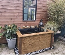 Raised Garden Pond w/ Bench