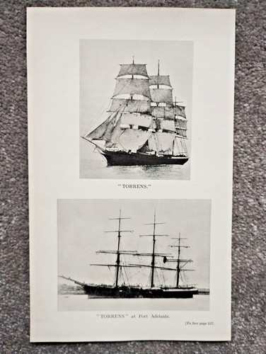 Torrens clipper ship antique - clipper,