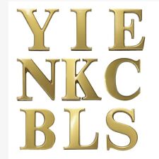 Letters Large 29cm Acrylic Gold Initial Sign Film Studio TV Stage Prop