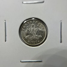 1917 Threepence Coin - good
