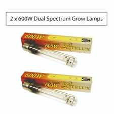 2 x 600W Grow Lamp Dual